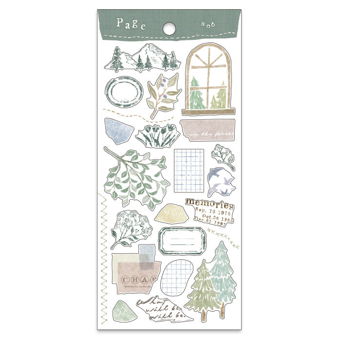 Page Stickers - Forest