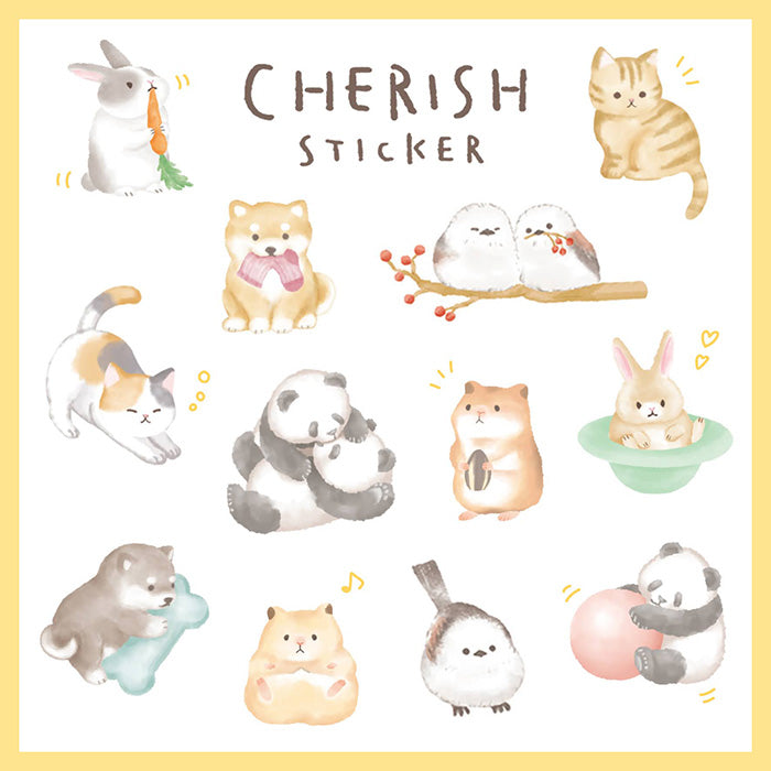 Cherish Stickers - Long-tailed Tit