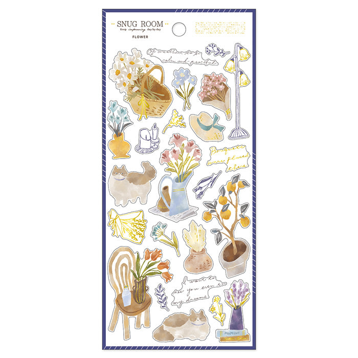 Snug Room Stickers - Life with Flowers