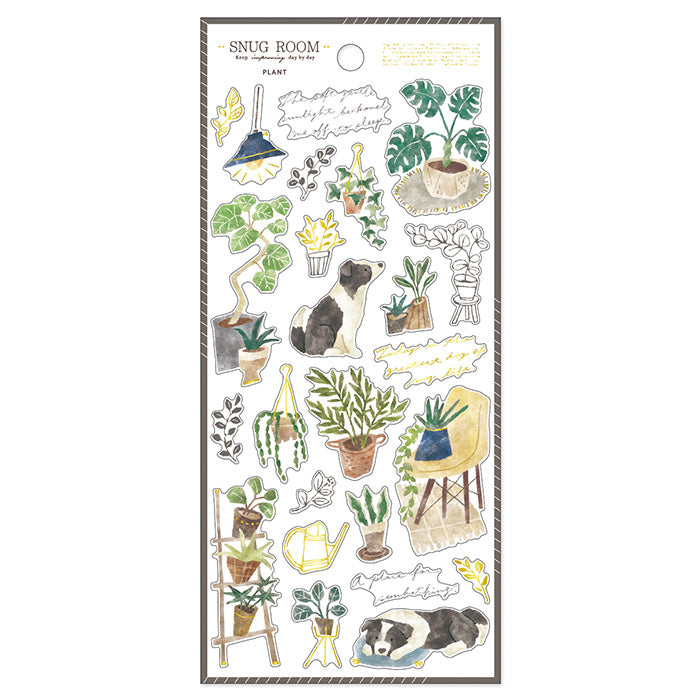 Snug Room Stickers - Life with Plant