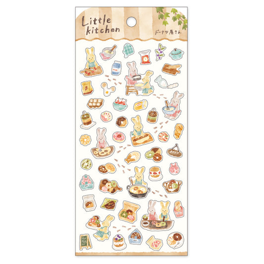 Little Kitchen Stickers - Bunny's Doughnut Cafe