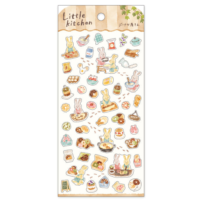 Little Kitchen Stickers - Bunny's Doughnut Cafe