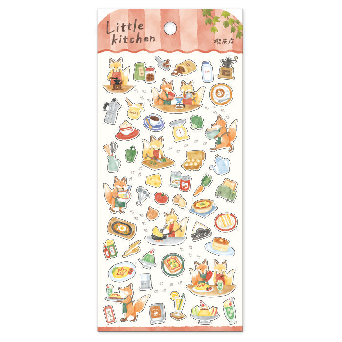 Little Kitchen Stickers - Fox's Cafe