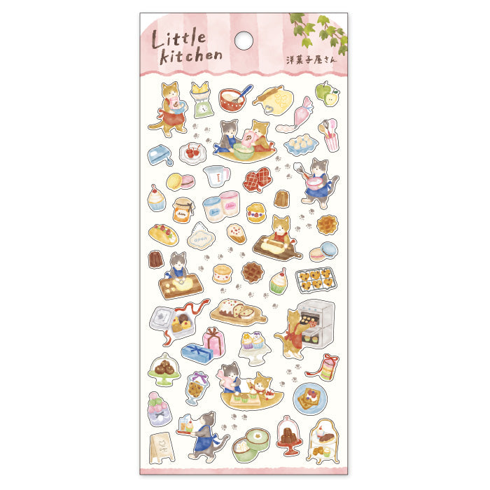 Little Kitchen Stickers - Cat's Sweets Shop