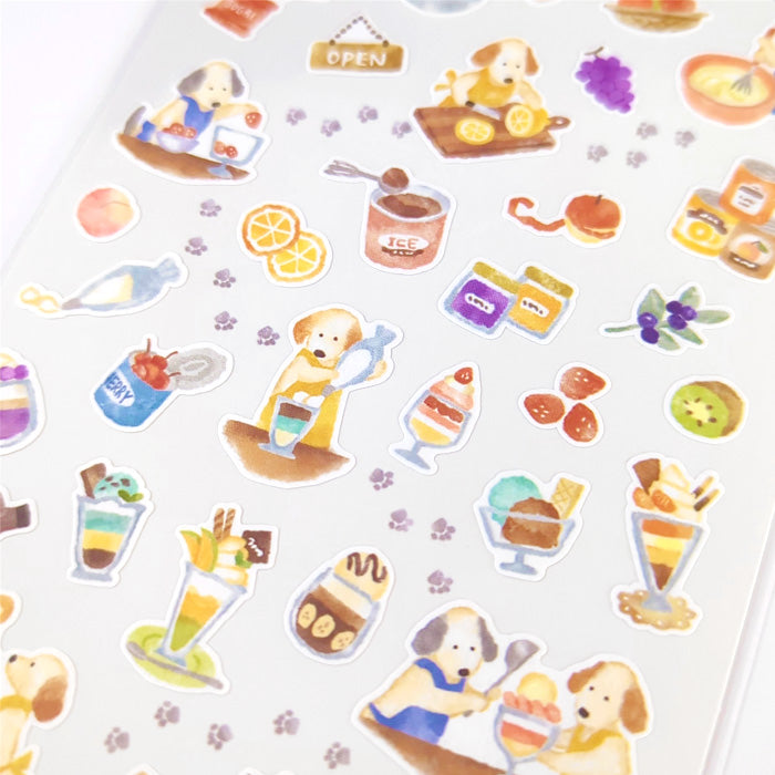 Little Kitchen Stickers - Dog's Sweets Shop