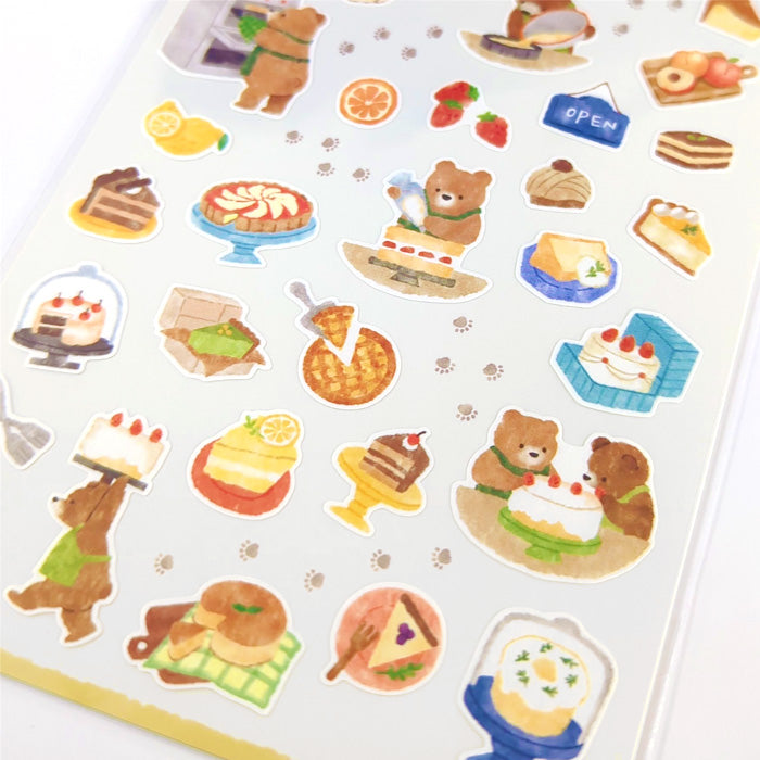 Little Kitchen Stickers - Bear's Cake Shop