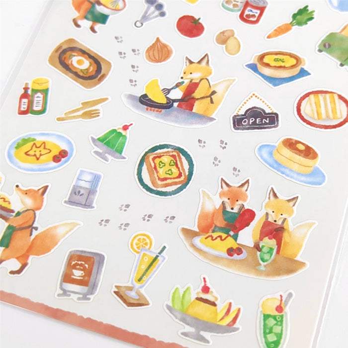 Little Kitchen Stickers - Fox's Cafe