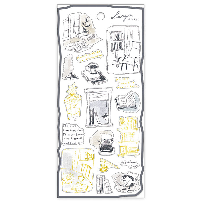 Sketch Stickers - Life with Books