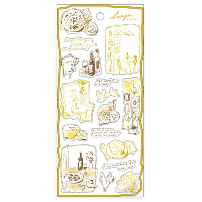 Sketch Stickers - Restaurant