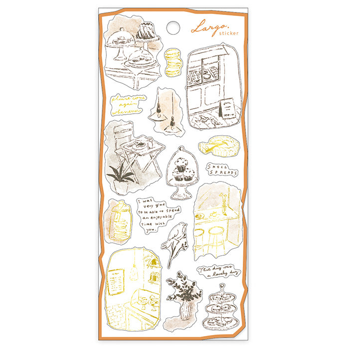Sketch Stickers - Sweets Shop