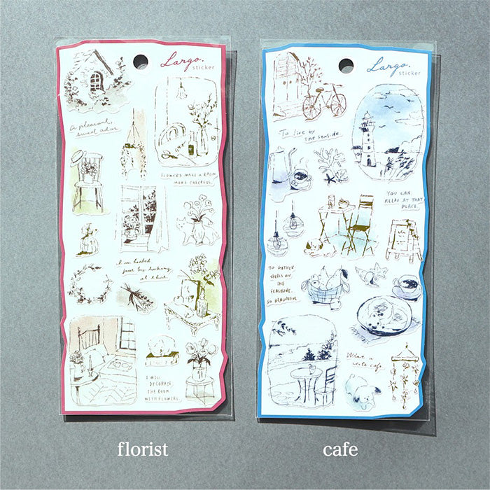 Sketch Stickers - Cafe