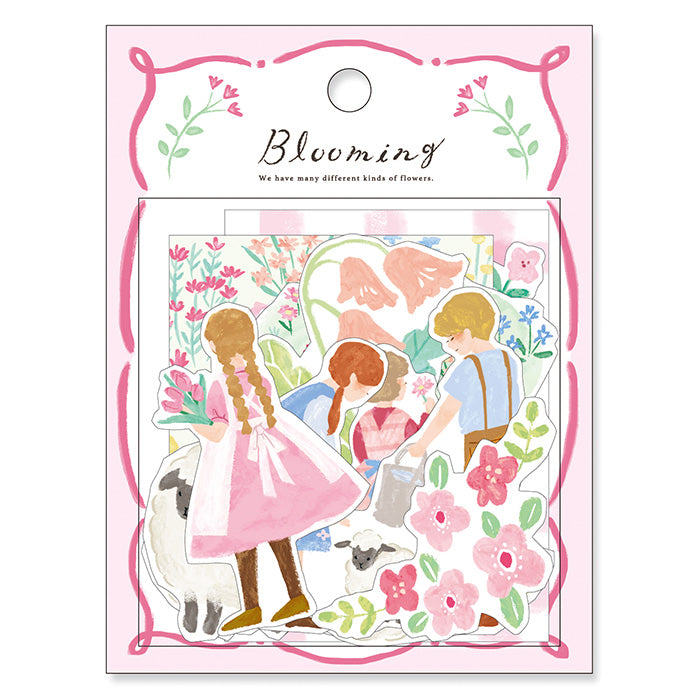 Blooming Flake Stickers - Pink