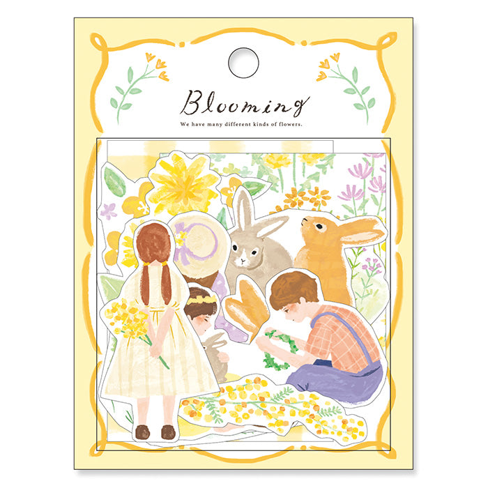 Blooming Flake Stickers - Yellow