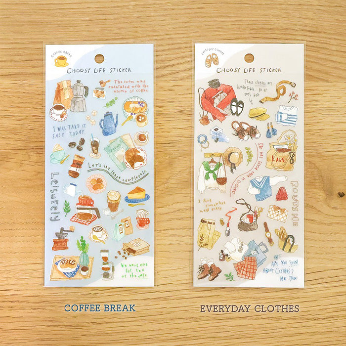 Choosy Life Stickers - Coffee Break