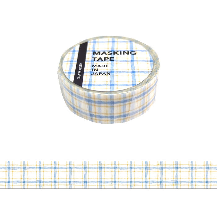 Washi Tape - Blue & Yellow Plaid