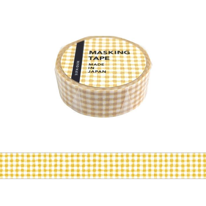 Washi Tape - Yellow Plaid