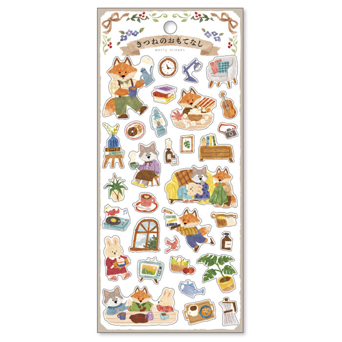 Merry Friends Stickers - Fox's Cozy Home