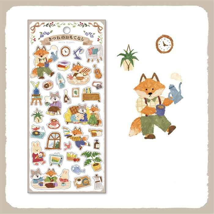 Merry Friends Stickers - Fox's Cozy Home