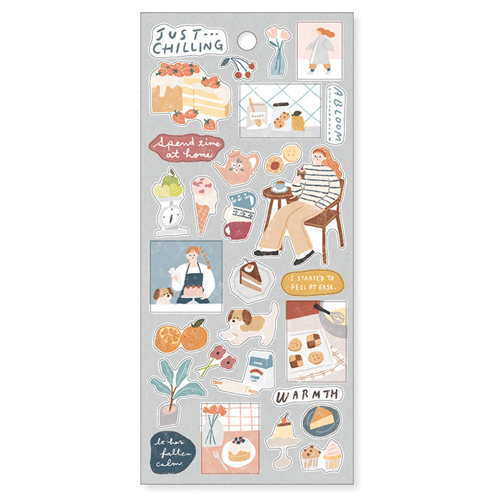 Just Chilling Stickers - Cafe Time