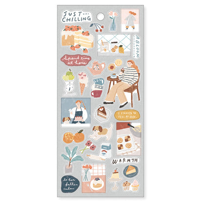 Just Chilling Stickers - Cafe Time