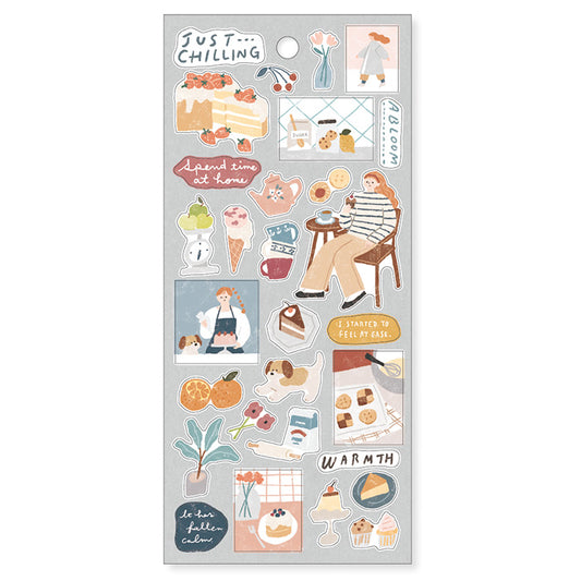 Just Chilling Stickers - Cafe Time