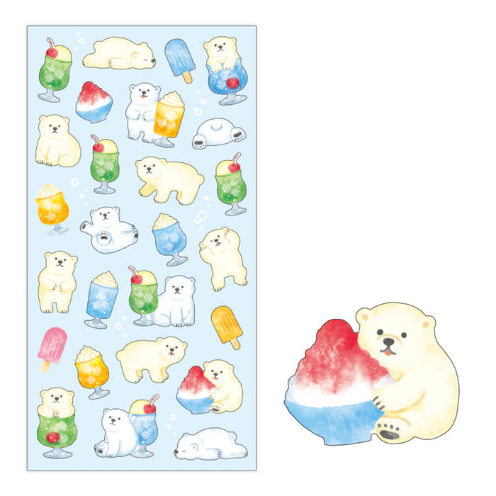 Summer Limited Stickers - Polar Bear's Summur Holiday (Copy) (Copy)