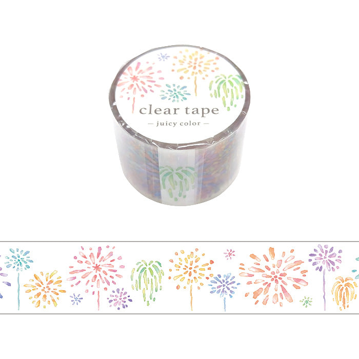 Summer Limited Clear Tape - Fireworks