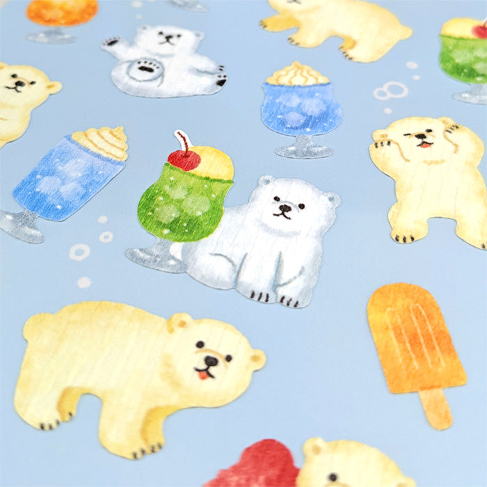 Summer Limited Stickers - Polar Bear's Summur Holiday (Copy) (Copy)