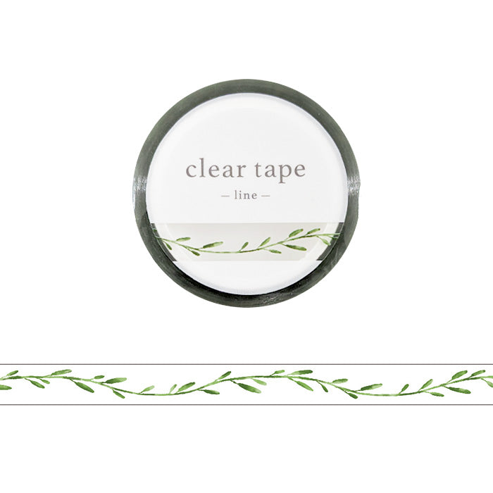 Slim Clear Tape - Olive