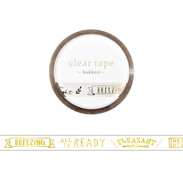 Mind Wave / Shiny Slim Clear Tape - Words