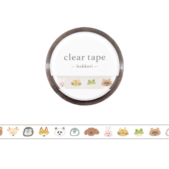 Slim Clear Tape - Petit Animals