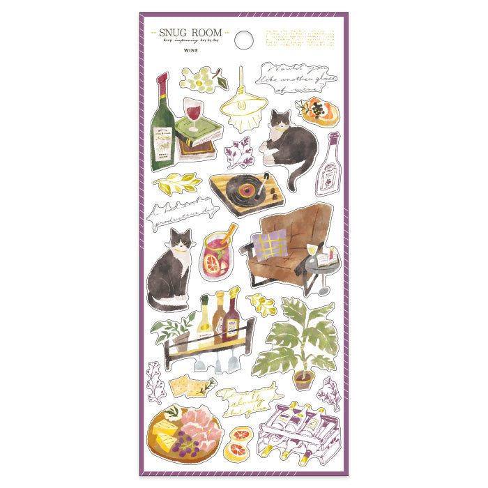 Snug Room Stickers - Wine