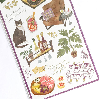 Snug Room Stickers - Wine