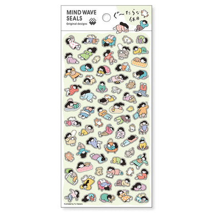 Happy Petit Stickers - Happy Lazy Day