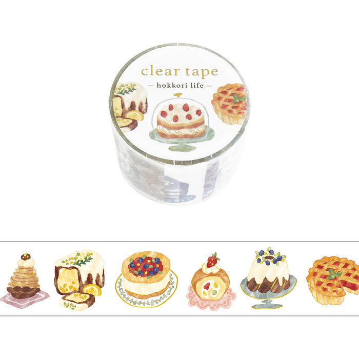 Hokkori Clear Tape - Cake