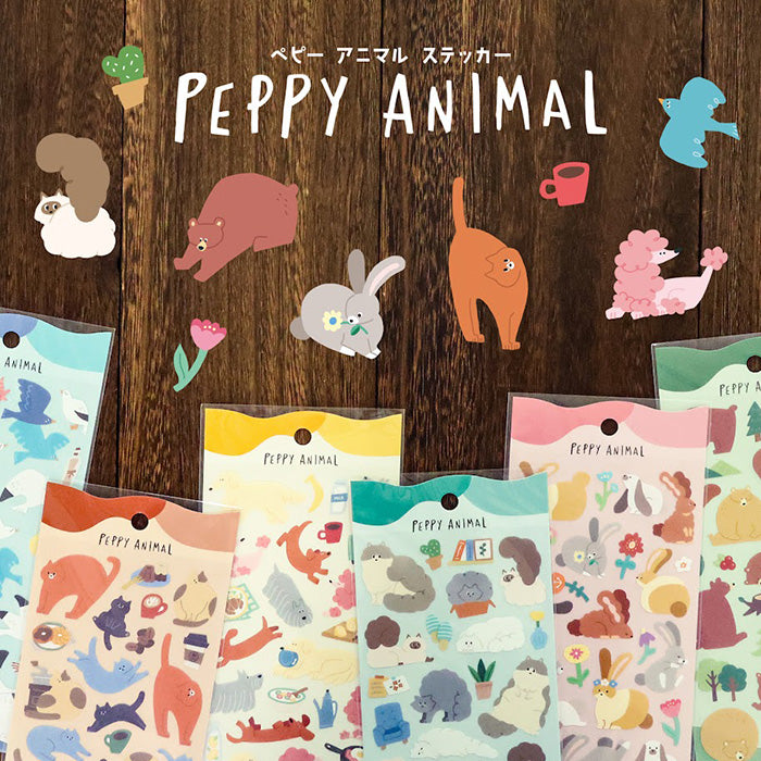 Peppy Animal Stickers - Bear