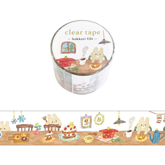 Hokkori Clear Tape - Cozy Home