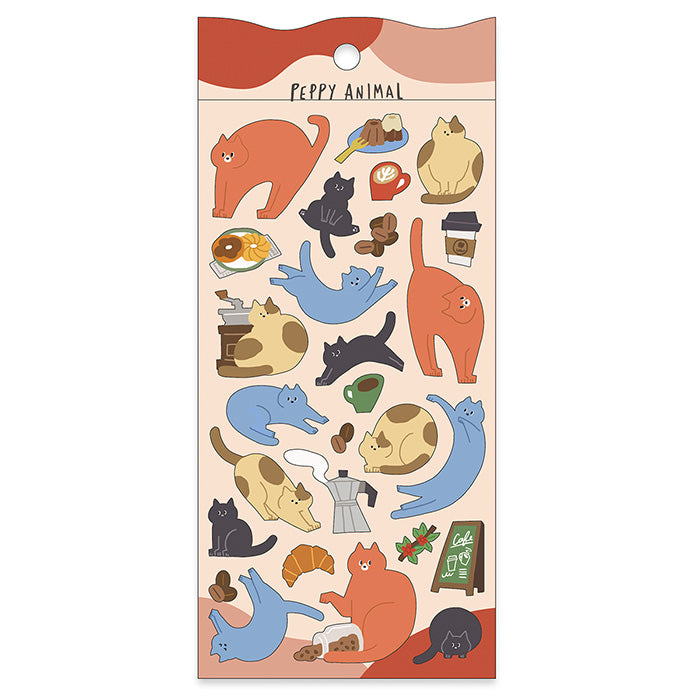 Peppy Animal Stickers - Cat