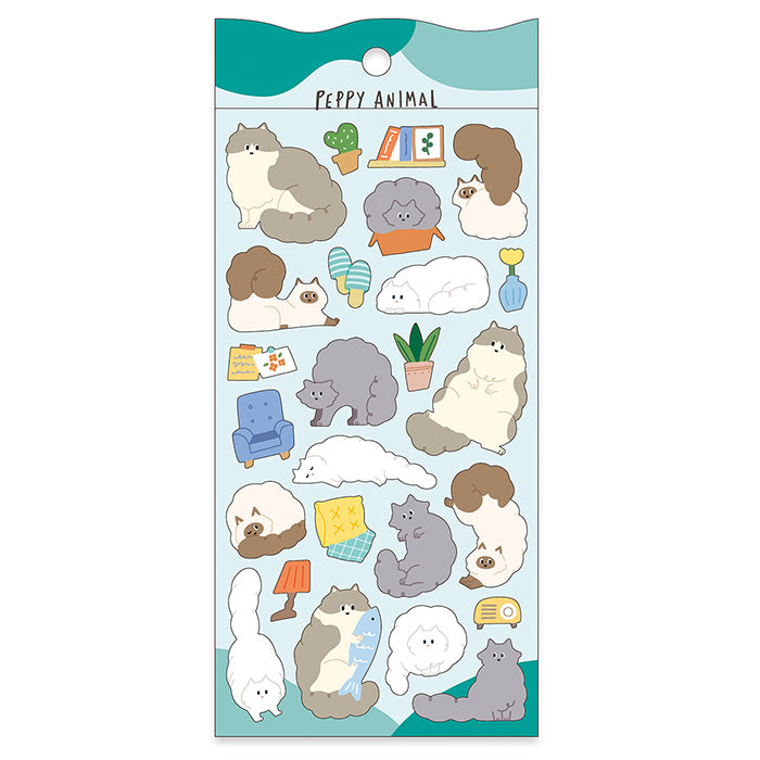 Peppy Animal Stickers - Cat