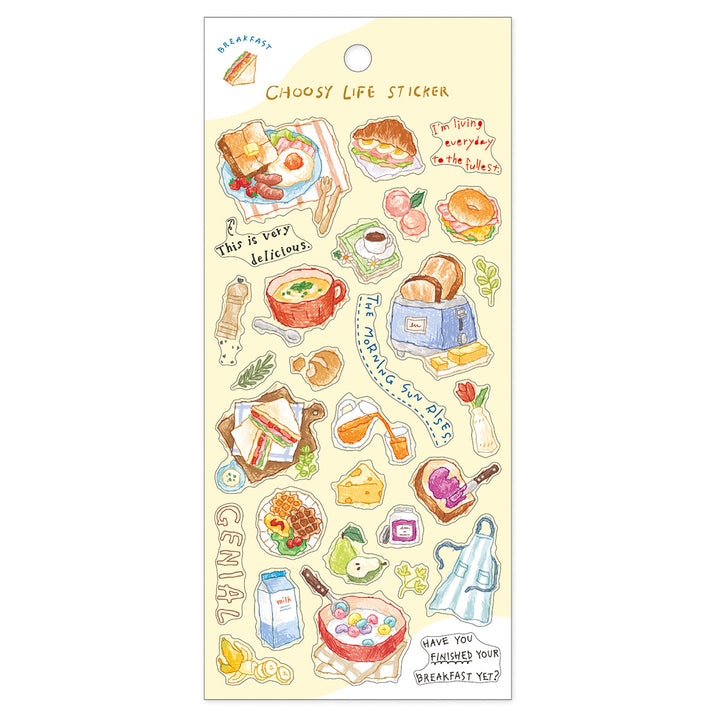 Choosy Life Stickers - Breakfast