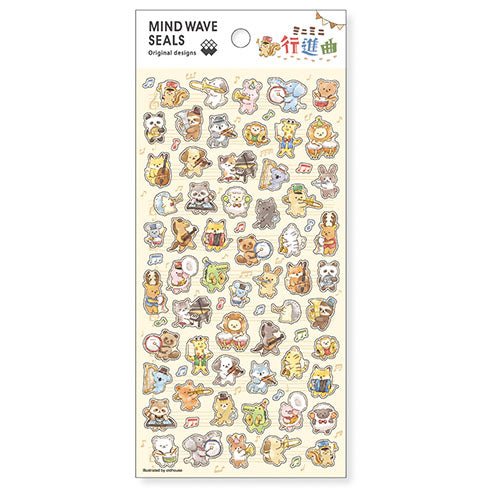 Animal Music Band Stickers