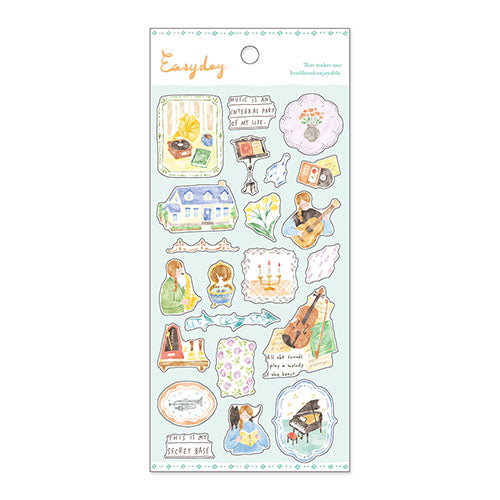Easygoing Day Stickers - Light Blue