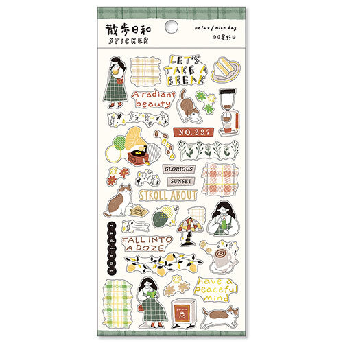 Happy Day Stickers - Cafe Time