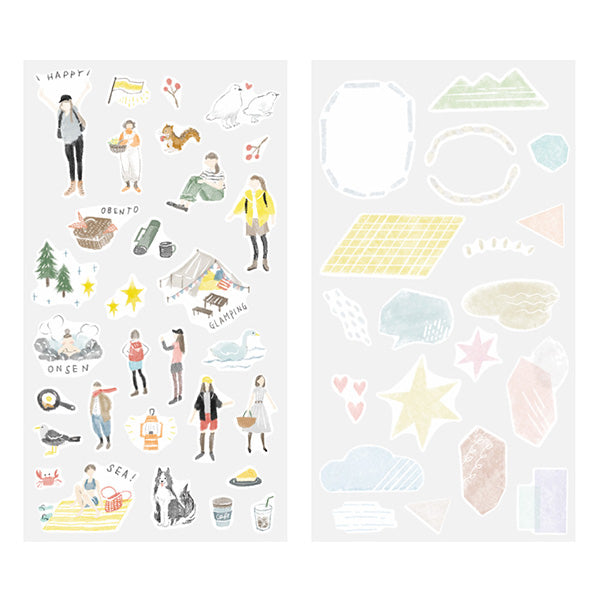 Planner Stickers Set - Outdoor (2 sheets)