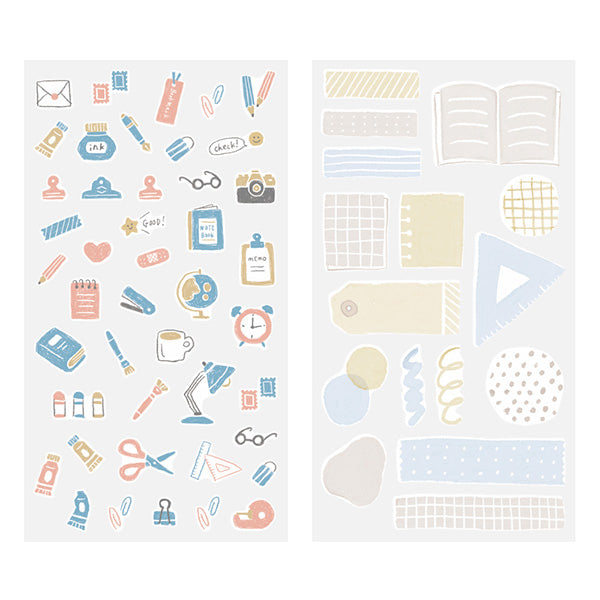 Planner Stickers Set - Stationery (2 sheets)