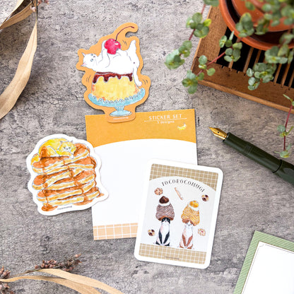 [Limited Edition] Tocorocomugi / Vinyl Sticker - Sweets