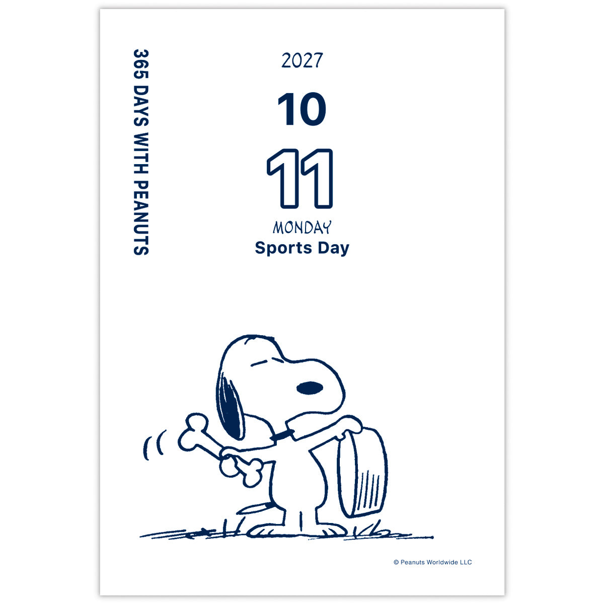 [2027] Snoopy / One-day-a-page Himekuri Calendar
