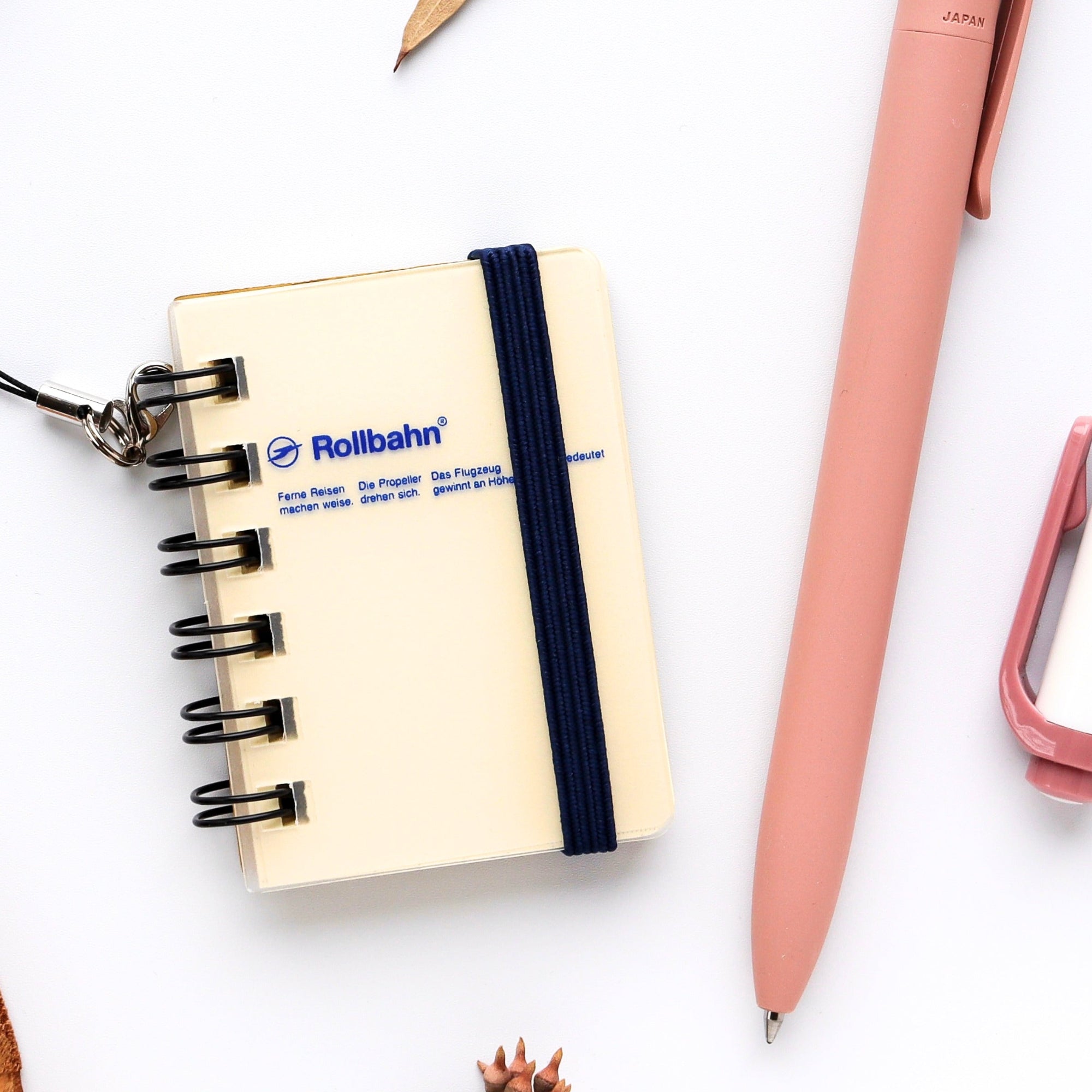 Delfonics / Rollbahn Spiral Micro Notebook - Clear
