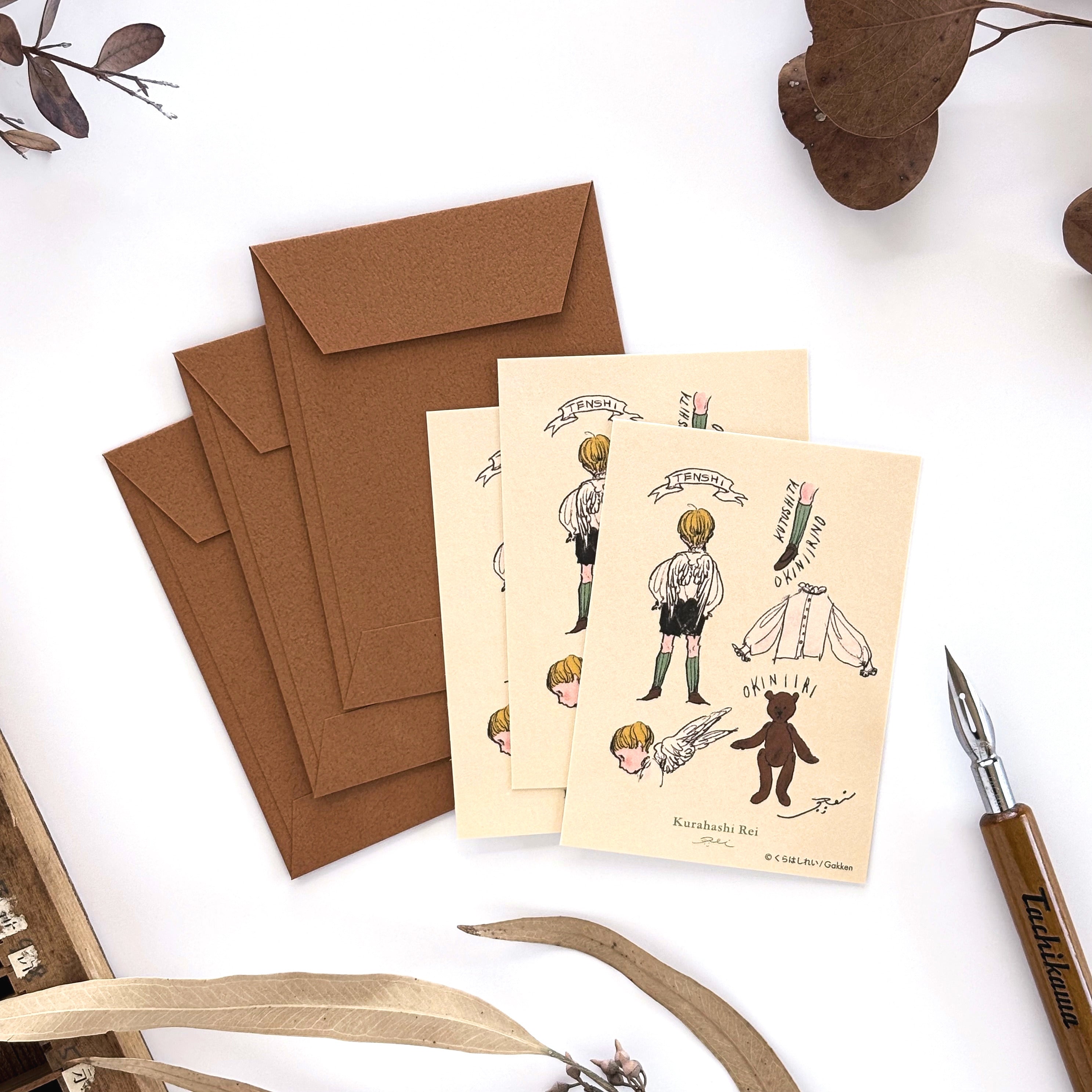 Rei Kurahashi / Foil-Stamped Mini Card Set - Angel