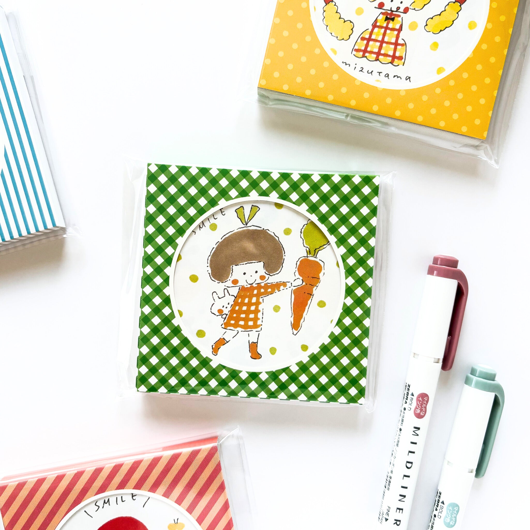 mizutama / Limited Edition / Memo Pad (green)